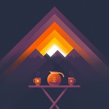 Схема вышивки «Чум»