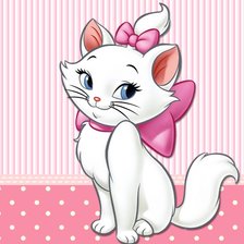 Схема вышивки «киска»