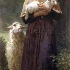 Вильям Адольф Бугро. Пастушка