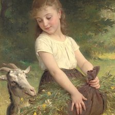 Эмиль Мунье. Пастушка