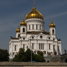 Схема вышивки «Храм Христа Спасителя»