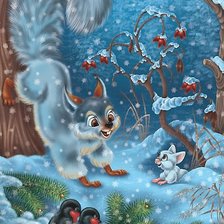 Схема вышивки «Белочка»