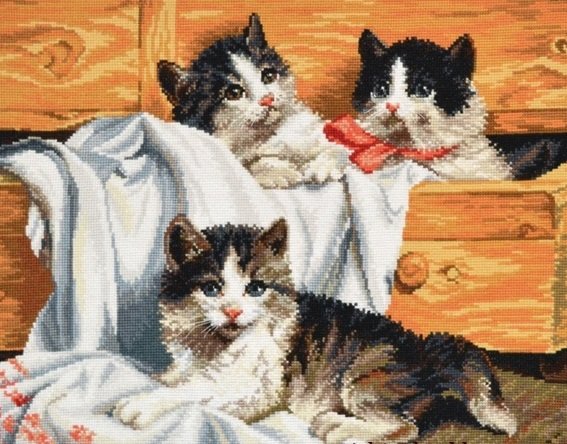 три котенка - котята - оригинал