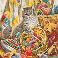 котенок в детской