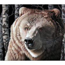 Схема вышивки «Медведь.»