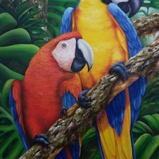 Схема вышивки «птицы»