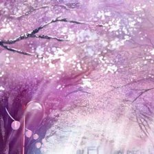 Схема вышивки «Весенний тунель»