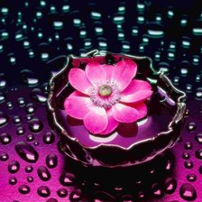 Схема вышивки «Утренний цветок»