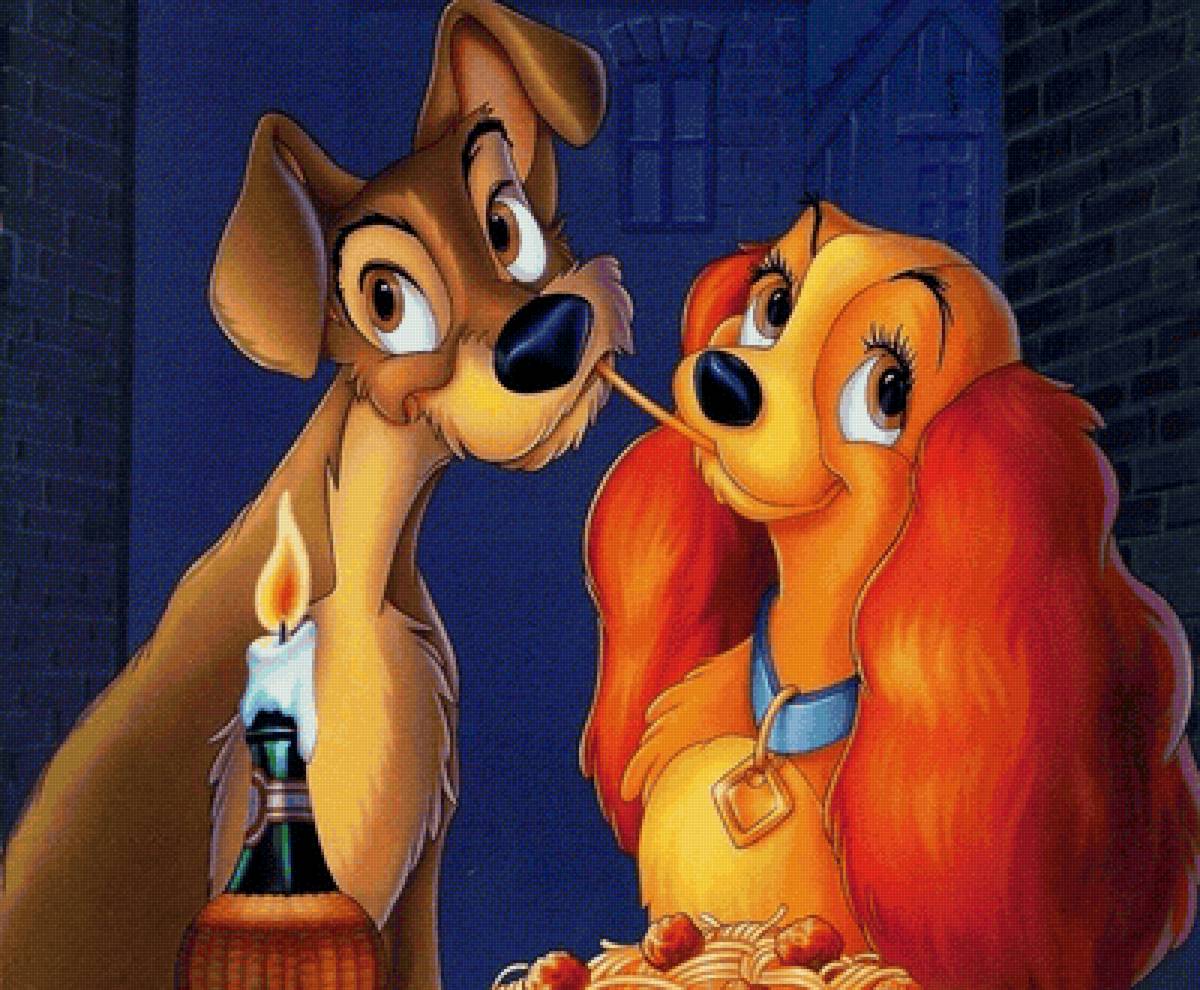 Леди и Бродяга - мультфильм, мульт - предпросмотр