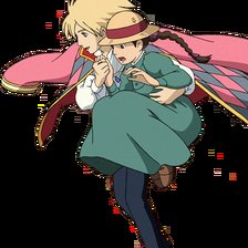 Схема вышивки «Хаул и Софи»