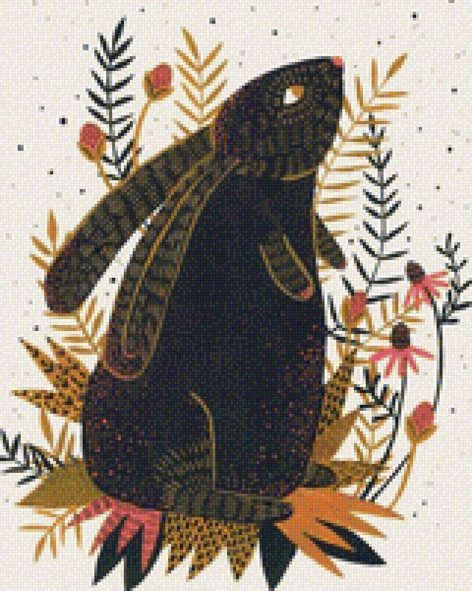 Кролик черный - предпросмотр