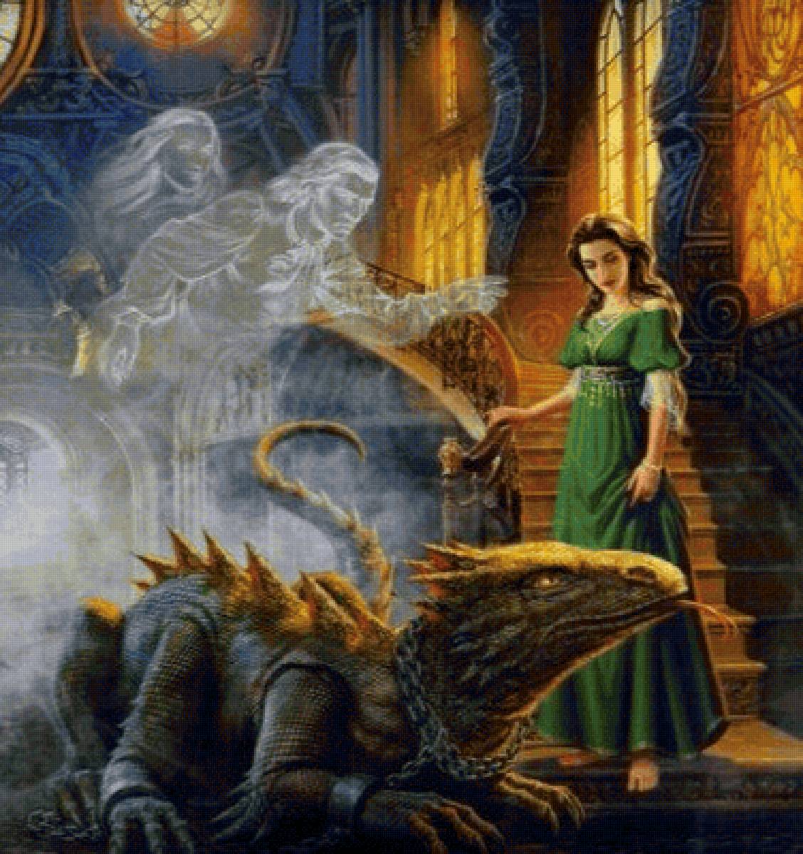 Факультет интриг и пакостей - фэнтези, иллюстрация, сказка - предпросмотр