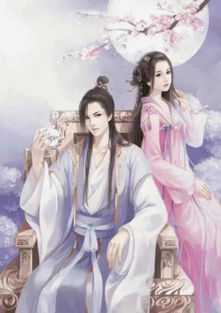 Пара - иллюстрация, фэнтези, сказка - предпросмотр