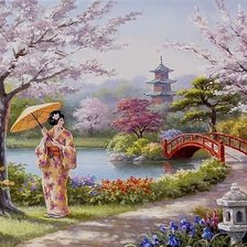 Схема вышивки «PAISAJE»