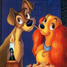 Схема вышивки «DAMA Y VAGABUNDO»