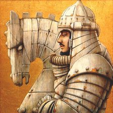 Схема вышивки «Белый конь»