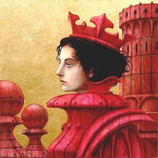 Схема вышивки «Красная королева»