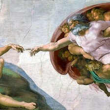 Схема вышивки «Прикосновение Бога»