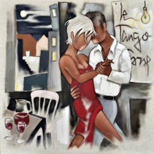 Схема вышивки «Танго.»