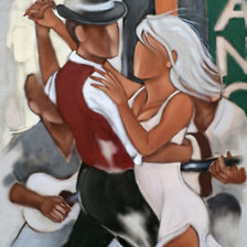 Схема вышивки «Танго.»