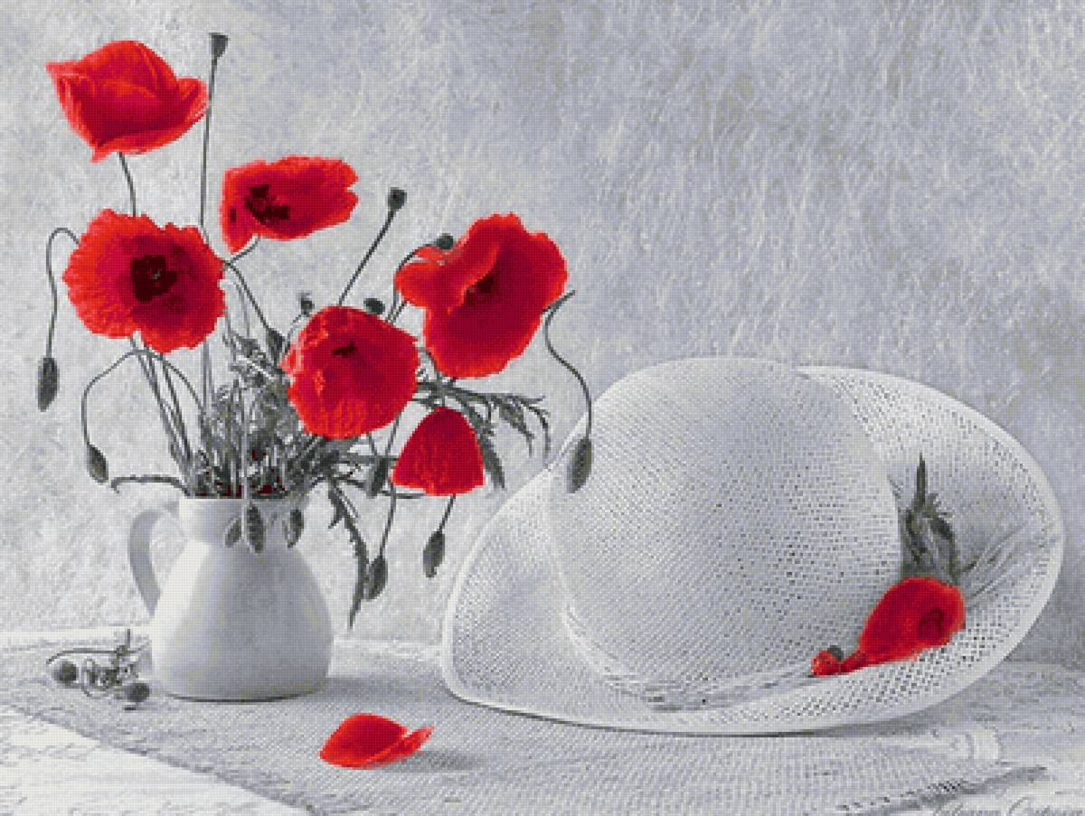 Маковый натюрморт - предпросмотр