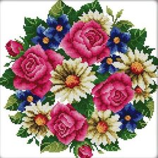 Схема вышивки «Букет»
