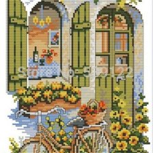 Схема вышивки «Пейзаж»
