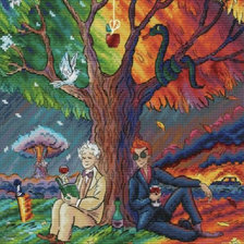 Схема вышивки «Ангел и демон»