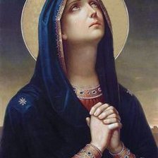 Схема вышивки «Мадонна, що молиться»