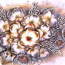 Схема вышивки «букет»