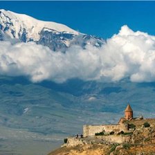 Схема вышивки «Монастырь Хор Вирап»