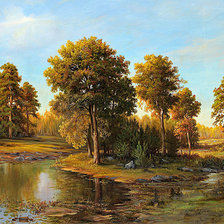 Схема вышивки «Пейзаж»