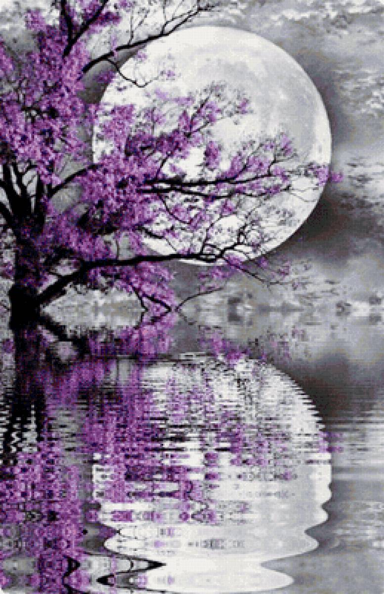 Лунная серенада - ночь, луна, вода - предпросмотр