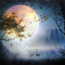 Схема вышивки «Полнолуние»