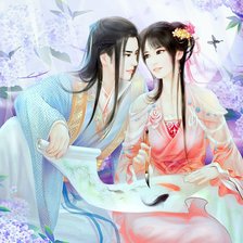 Схема вышивки «Пара»