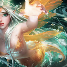 Схема вышивки «Девушка»