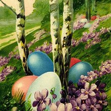 Схема вышивки «Открытка»