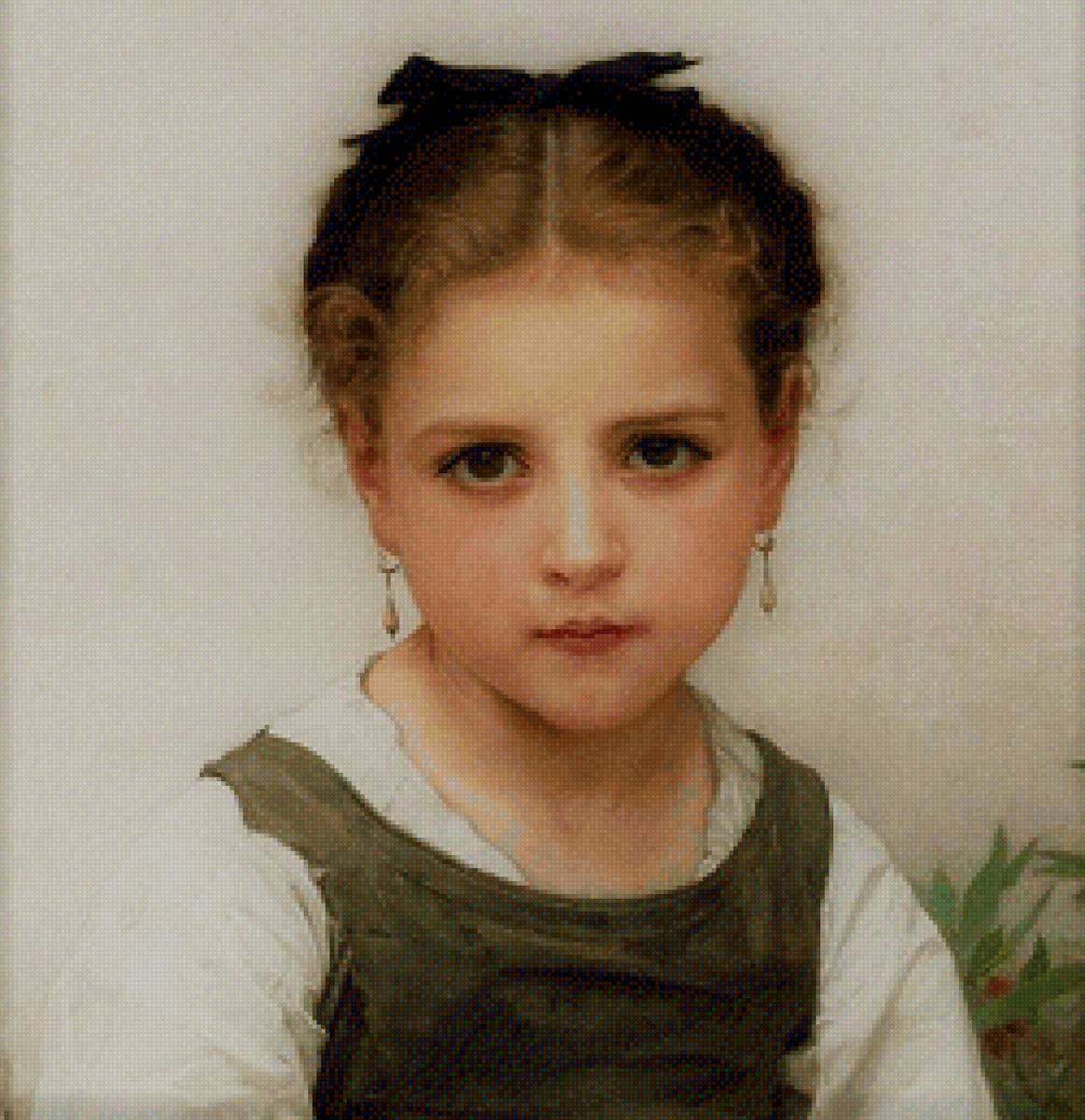 девочка - портрет, худ.бугро - предпросмотр