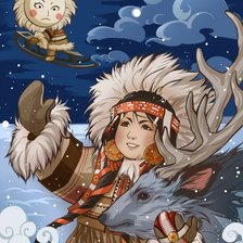 Схема вышивки «Север»