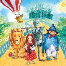 Схема вышивки «Волшебник изумрудного города»