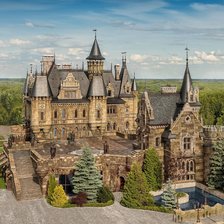 Схема вышивки «Замок короля Артура»