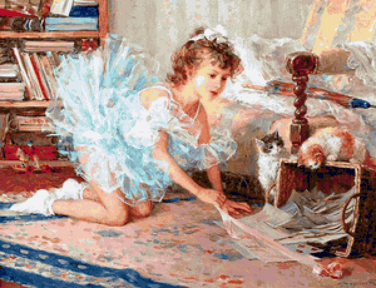 Bale - books, blue, art, baby, paint, bale - предпросмотр