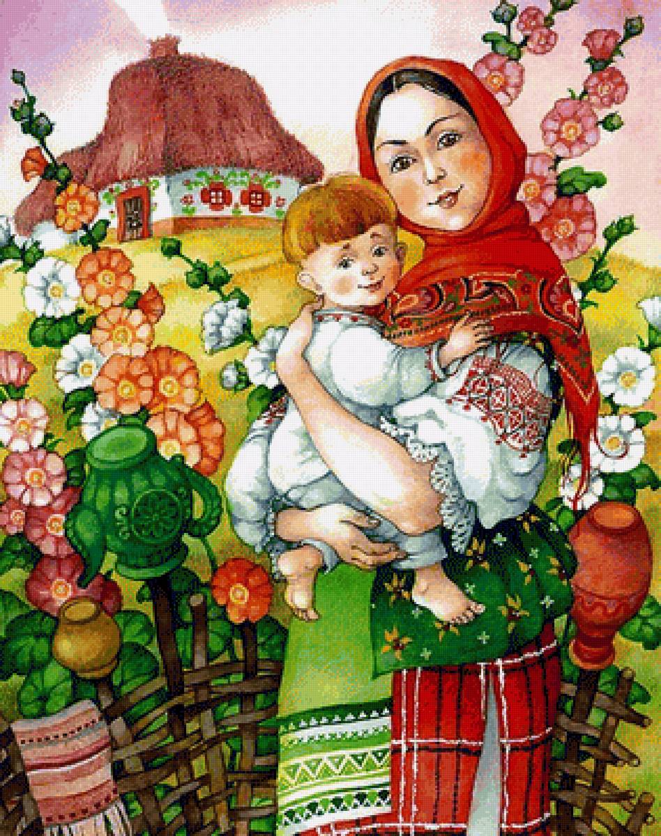 Сестра та брат - мотиви, українське - предпросмотр