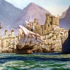 Схема вышивки «Порт»