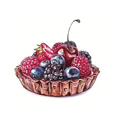 Схема вышивки «акварель»