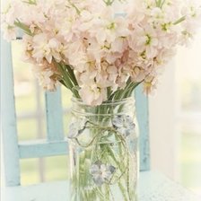 Схема вышивки «Букет шебби-шик»