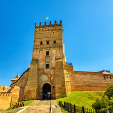 Схема вышивки «Луцкий замок»