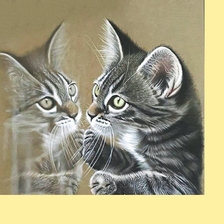 Схема вышивки «Серия "Коты".»