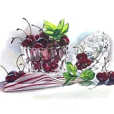 Схема вышивки «акварель»