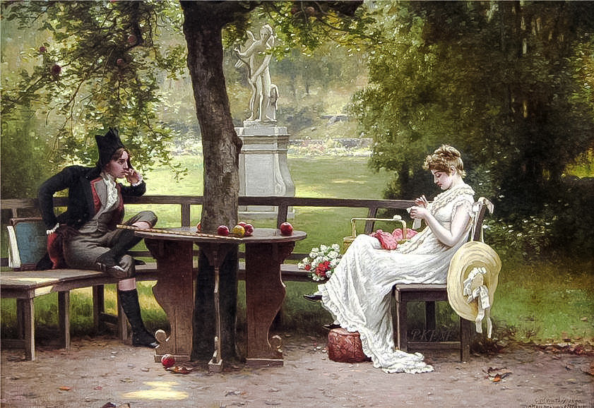 In Love. - marcus stone painter.scenarys.people. - оригинал